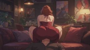 Face Sitting Stories #1B: Sensual Face Sitting Confession (Animated)