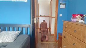 Tall skinny twink 2m perfection stretching for your big cock