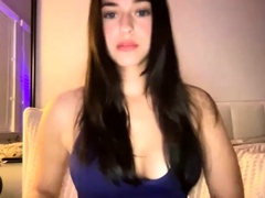 Hottest brunette solo webcam masturbation 2