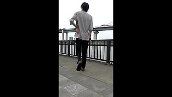 【変態女装】　河原のもみじ　【朱音もみじ】