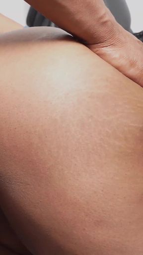 Broken Arm- Under Desk Office BBC Fuck and Creampie