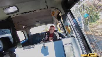 Busty Latina's Big Cock Creampie in Fake Taxi