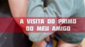 lutador de jiujtsu comeu o safado ainda com roupa e gozou dentro