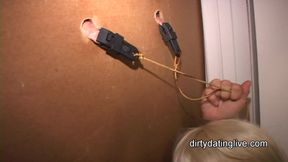 Sub MILF Turns Tables and Locks Cock in Stocks