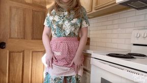 Housewife Apron Fetish JOI and Tease