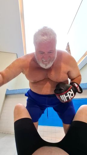 POV: Daddy Boss Boxer Vs Me