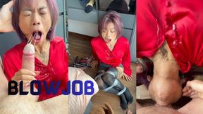 Messy Deepthroat Facefucking My Asian Secretary