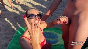 baisee et enculee par 1 voyeur a la plage + bukkake: 24 ejacs voici pour ce ...
