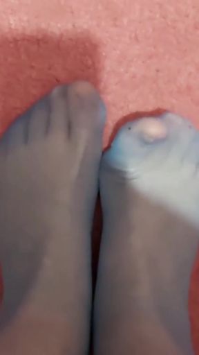 Touching stockings compliation   Clip 3