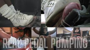 Real Hooters Girl Flooded Pedal Shoejob