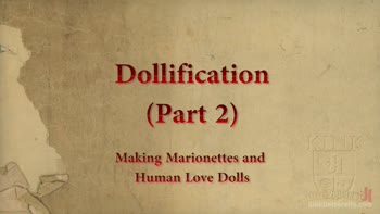 Dollify the Ebony Beauty: Suspension Bondage with Natural Tits
