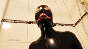 Rubber doll drools