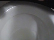 Flaccid & Peeing Several Strams; In A Stall