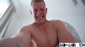 Lad's tight little bum made very sore