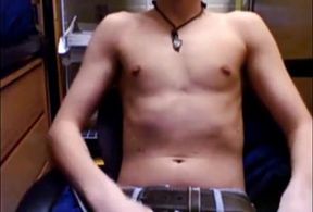 Skinny College Twink Strips and Jerks Off After Finals 3