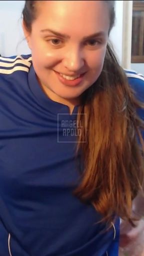 Epic moment from &quot;CAM GIRL- Big Ass Blonde Showing Off in Live Chat&quot;