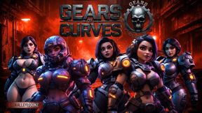 GEARS OF CURVES CLUB THICK GIRL BIG BOOTY COSPLAY