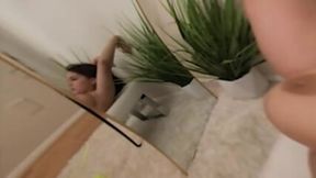 Your big tit girlfriend Crystal Chase looks hot in oil-slathered &mdash;  bare tits