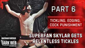 Superfan Skylar Gets Tickled, Edged, And Cock Punished On The Bed (Part 6)