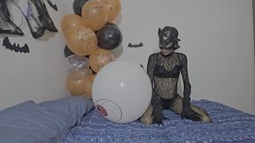 Catwoman and her terrifying latex eye