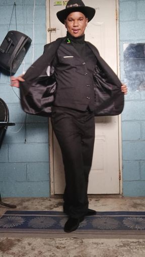 Classic black suit