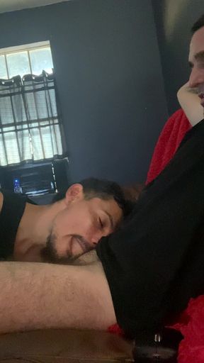 Watching Porn and Getting Dickstracted Easily. Sucking Dick Is Our Favorite Thing to Do!