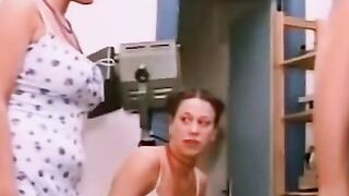 "Orgasmic Foursome: Older Women Share Passionate Sex With Young Stud in Group Action"