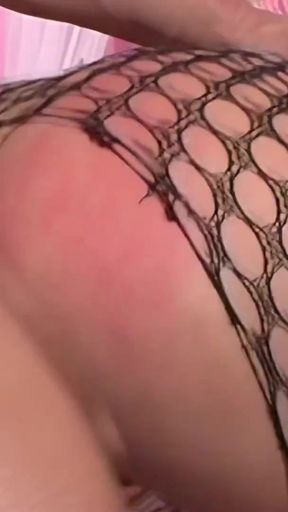 Fake tits babe Candy Manson bouncing her piercer pussy on a dick   Clip 2