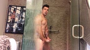 Trenton Ducati Soapy Jerk Off In Shower