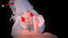 Seductive Wolfie Whispers Seductively for Hot Japanese ASMR Blowjob Session