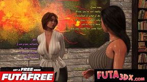 Big Dicked Futa Babes Fucking Hard In The Reading Room