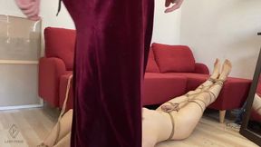 Wax play with my new slave - [720p]