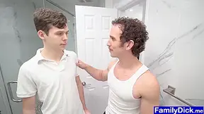 Stepdad Hardcore Fucks Stepson While Teaching Him Moves