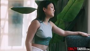 Hot Asian teen Lulu Chu enjoys wild surprises and intense sexual encounters