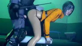 Faith Connors Submits to Towering Guard in Hot Hentai Jailbreak Fantasy