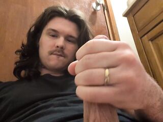 Wanking My White Hunk Meat Stick! Busting Thick Ejaculation!