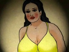 boys wanks thinking about mum (cartoon)
