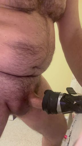 Daddy fucking fleshlight cum part 2