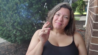 Silent Smoking a Newport Cork Cigarette