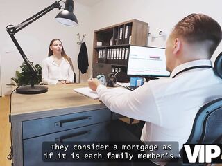 VIP4K. Stanley Johnson tempted his customer and banged in the office. Sexy sex with Arina Shy