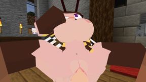 The Jenny mod Fapcraft Minecraft - Exploring animations for Bee girl and having fun in fucking her