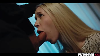 Cute Petite Blonde Girl Nata Gold Facefucked by Horny Real Life Futa Shemale Amirah - It Follows Parody