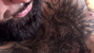 Zaddys Wet Dream - Hot Guy Jerks Off To Drain His Balls And Shoot A Huge Load
