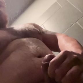 Edging in the gym shower