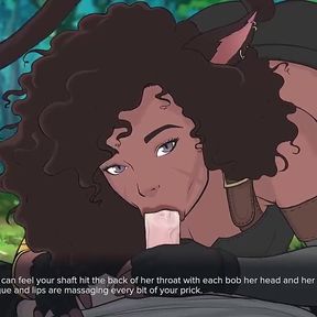 Neko Slut Gives You a Blowjob - Quickie Fantasy Adventure Gameplay #2