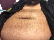 FTM bear chub packing with pussy reveal and cum