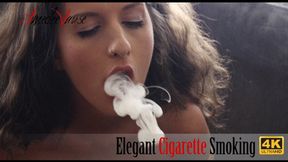 Elegant Cigarette Smoking (4K-UHD) - Atmospheric Erotic-Art Smoking Fetish Experience!