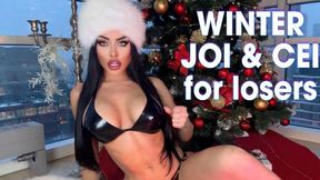 EvilWoman: Winter JOI and CEI for losers