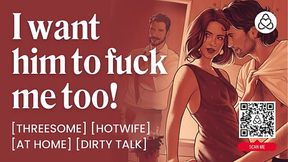 ASMR Audio Porn: Hotwife MFM Threesome with Husband & Boyfriend � Anal Sex & DP � Erotic Audio Story