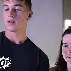 Joey Mills &amp; Felix Fox Go To The Cinema With Their Gf&#039;s But They End Up Getting Fucked Together - Twink Pop